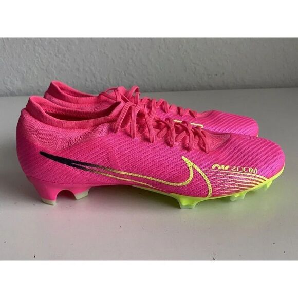 Nike Zoom Mercurial Vapor 15 Pro FG Soccer Cleats Pink DJ5603-605 Men’s Size 13 - Picture 5 of 14
